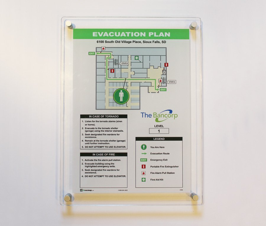 Evacdisplays Age Stand Off Sign System Glass Like Appearance