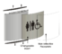 Photoluminescent Curved Aluminum Casement For Evacuation Maps