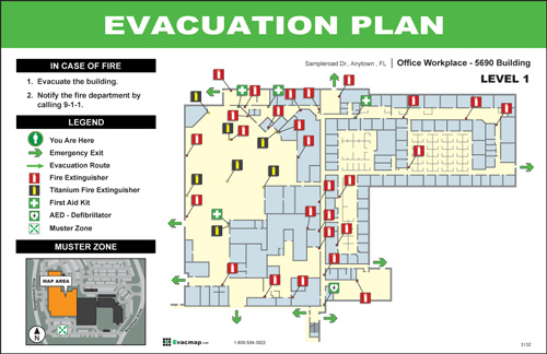 emergency evacuation diagram template