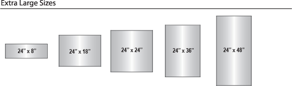 Curve Frame Sizes - Extra Large